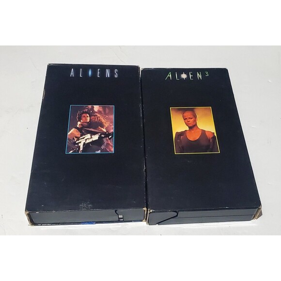 Used VHS Tapes Aliens & Aliens 3 Sigourney Weaver 20 Centry Fox - Picture 1 of 12